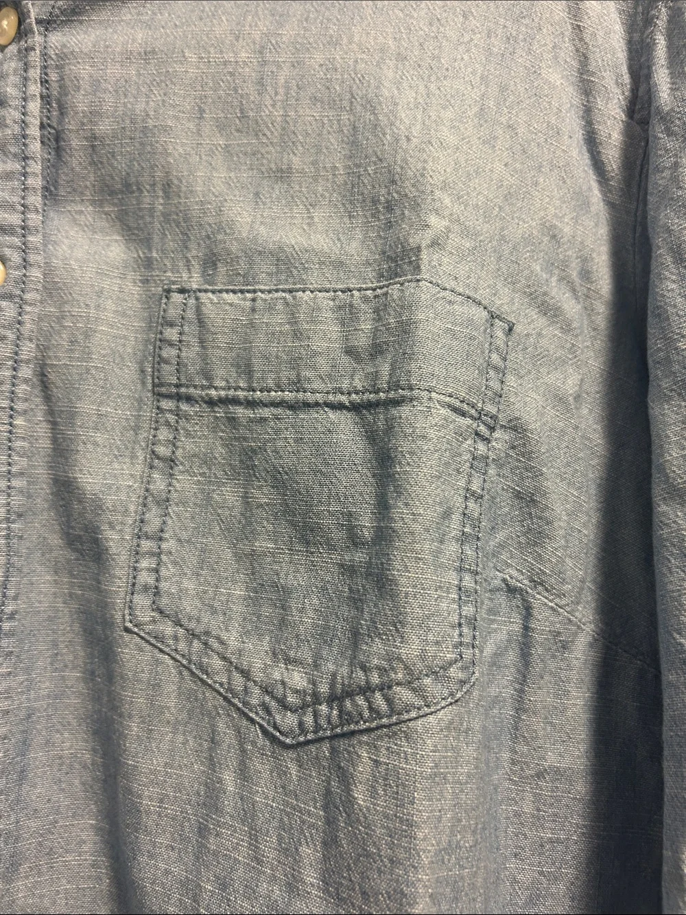 J. Crew Light Blue Chambray Button-Down Shirt - Medium, NWOT
